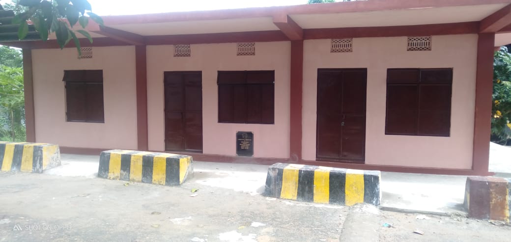 Construction of Community Hall at Hawai Bhoi Village.